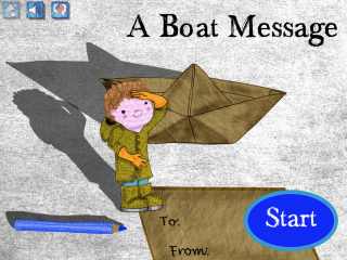 A Boat Message for iPad - Interactive storybook